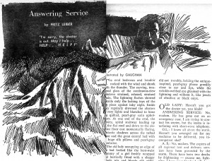 Answering Service - Worlds of If Dec 1967  Jack Gaughan